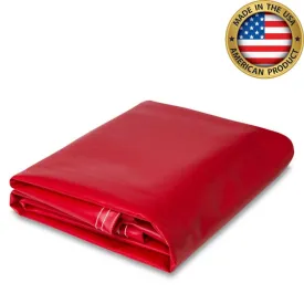 10 oz. Vinyl Tarp - Red - 30' x 60'