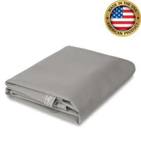 18 oz. Super Vinyl Tarp - Gray - 10' x 12'