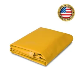 18 oz. Super Vinyl Tarp - Yellow - 8' x 10'