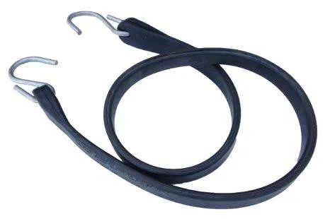 31 Inch Rubber Tarp Straps w/ Crimped S Hooks | 20 PACK