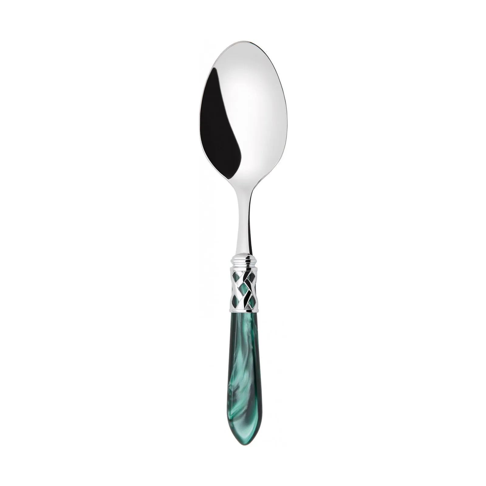 ALADDIN CHROME RING VEGETABLE & MEAT SERVING SPOON