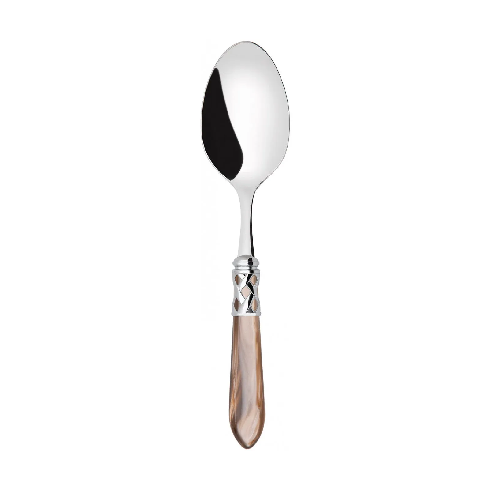 ALADDIN CHROME RING VEGETABLE & MEAT SERVING SPOON