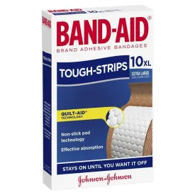 Bandaid Tough Fabric Strips XL - Pkt 10