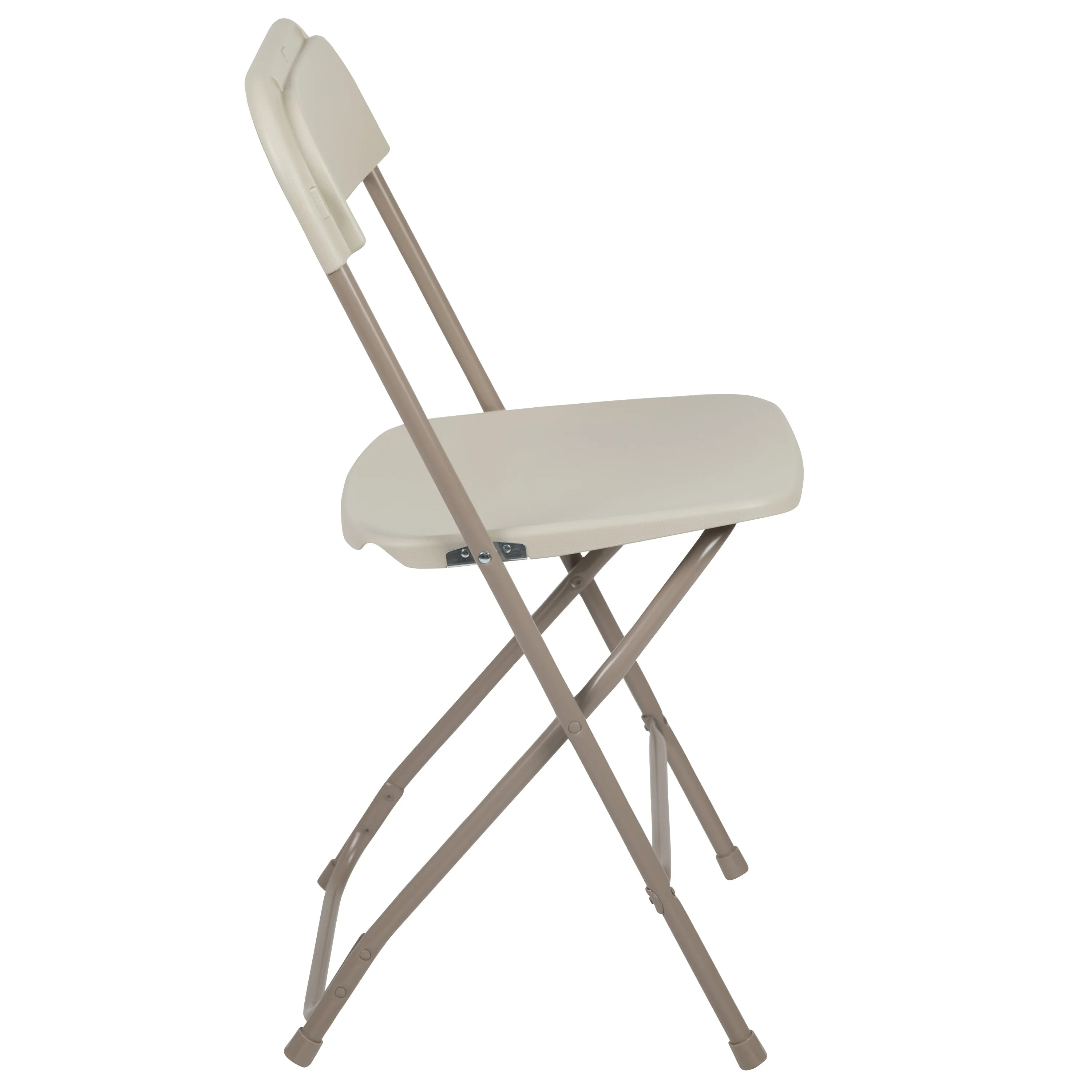 Beige Plastic Folding Chair 2-LE-L-3-BEIGE-GG