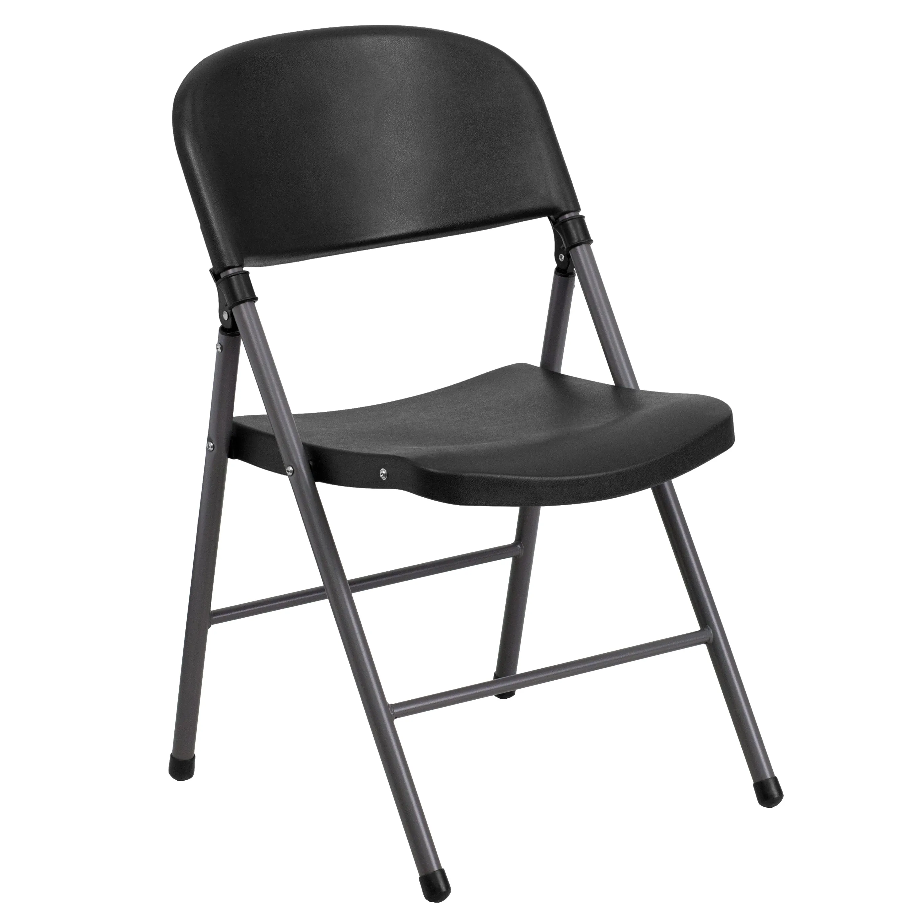 Black Plastic Folding Chair 2-DAD-YCD-50-GG