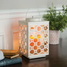 Candle Warmer Lantern - Brushed Champagne