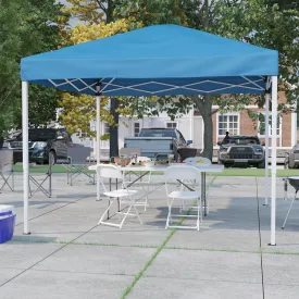 Canopy Tent,Table & 4 Chairs JJ-GZ10183Z-4LEL3-BLWH-GG