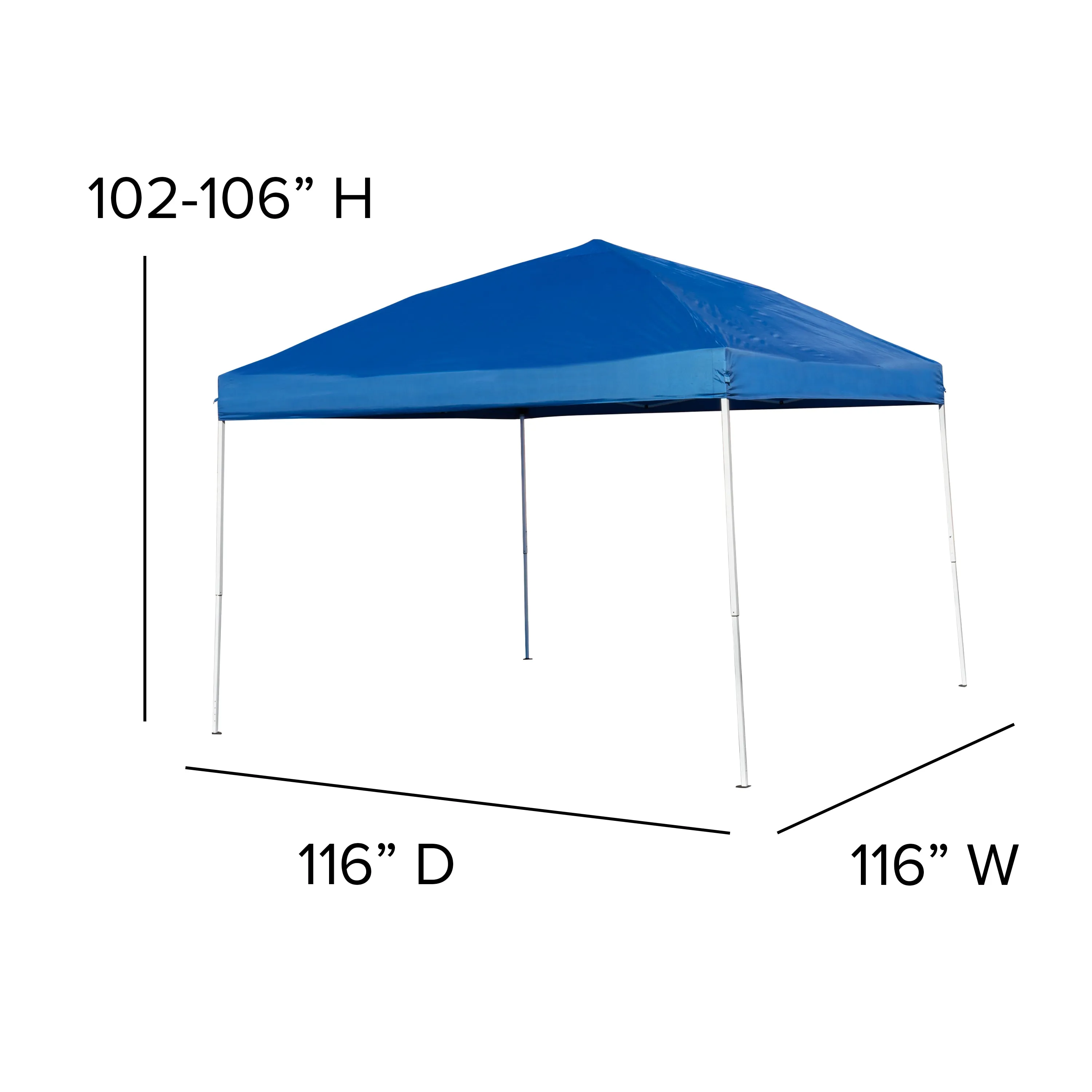 Canopy Tent,Table & 4 Chairs JJ-GZ10183Z-4LEL3-BLWH-GG