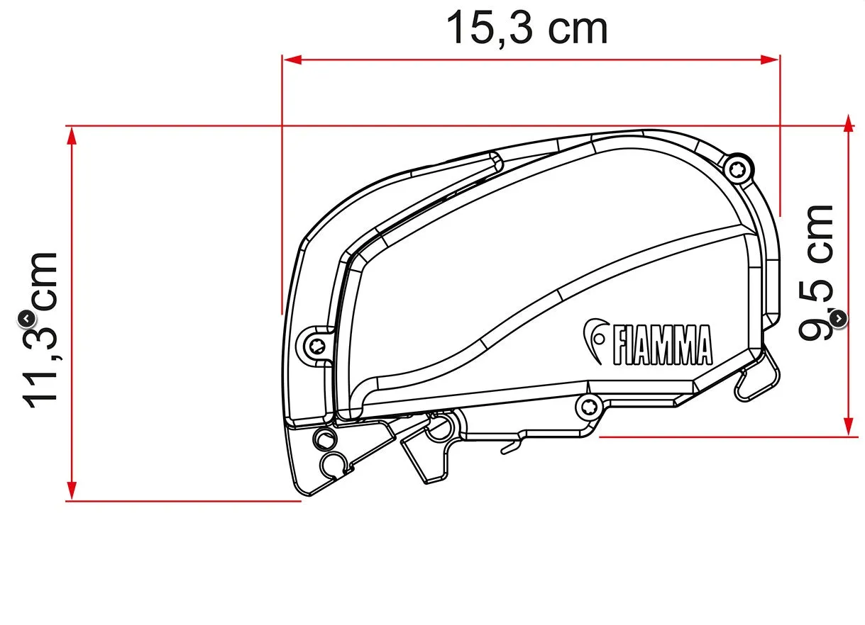 Fiamma Top Mount Awning F80 S - 170"