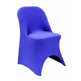 Folding Spandex Chair Cover - Royal Blue