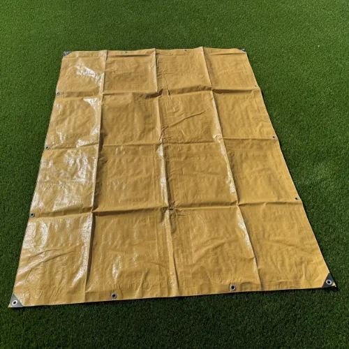 (Gold)Tan Poly Tarp 7' x 16' - Closeout Sale