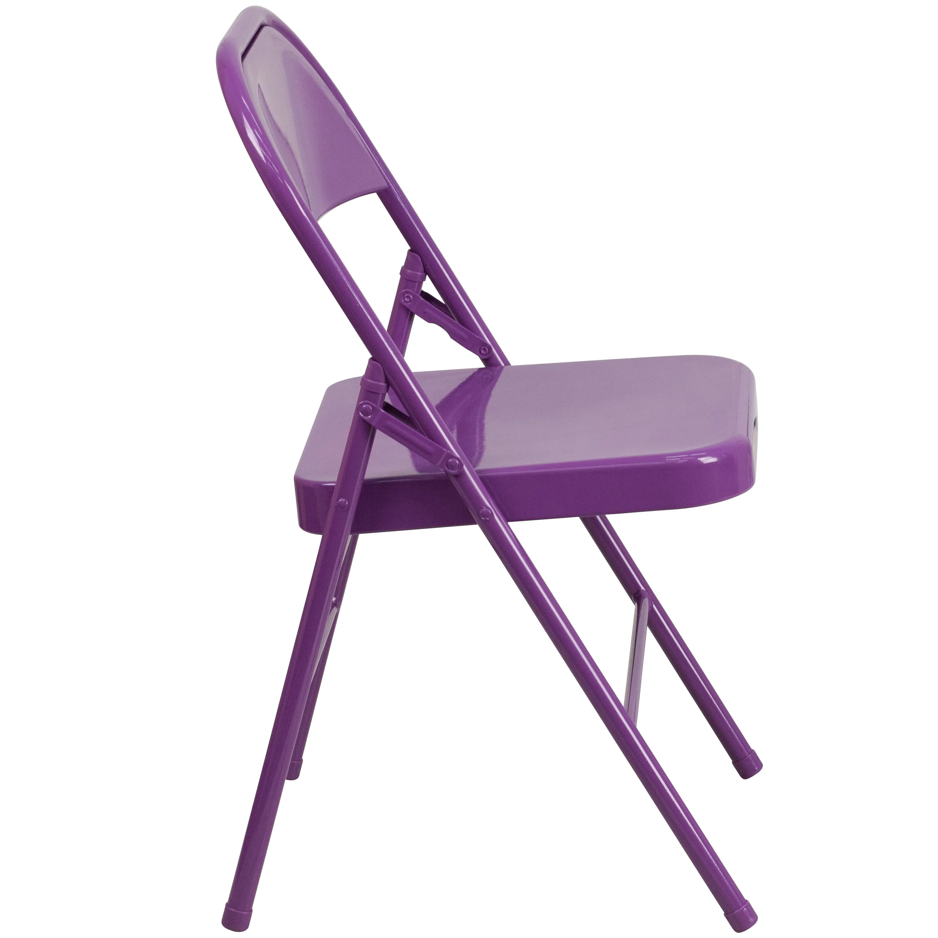 Impulsive Purple Folding Chair 2-HF3-PUR-GG