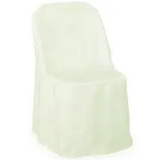 Ivory Folding polyester Chair Cover - Buy