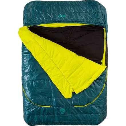 Jazz Duo Sleeping Bag: NEMO Equipment Inc. 30F Synthetic, Lagoon/Lumen