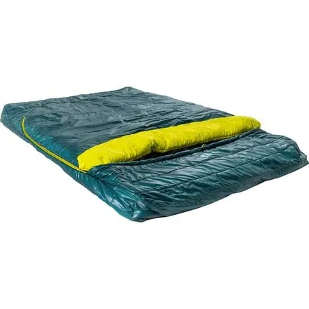 Jazz Duo Sleeping Bag: NEMO Equipment Inc. 30F Synthetic, Lagoon/Lumen