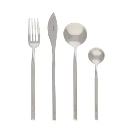 KROF 24 Piece Cutlery Set Polished Silver