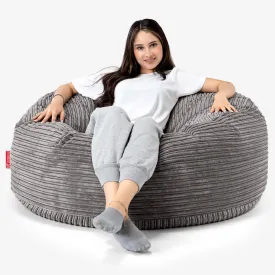 Mammoth Bean Bag Sofa - Cord Graphite Grey