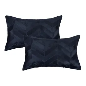 Natural Home Decor Torino Chevron Cowhide Pillow-2-Piece