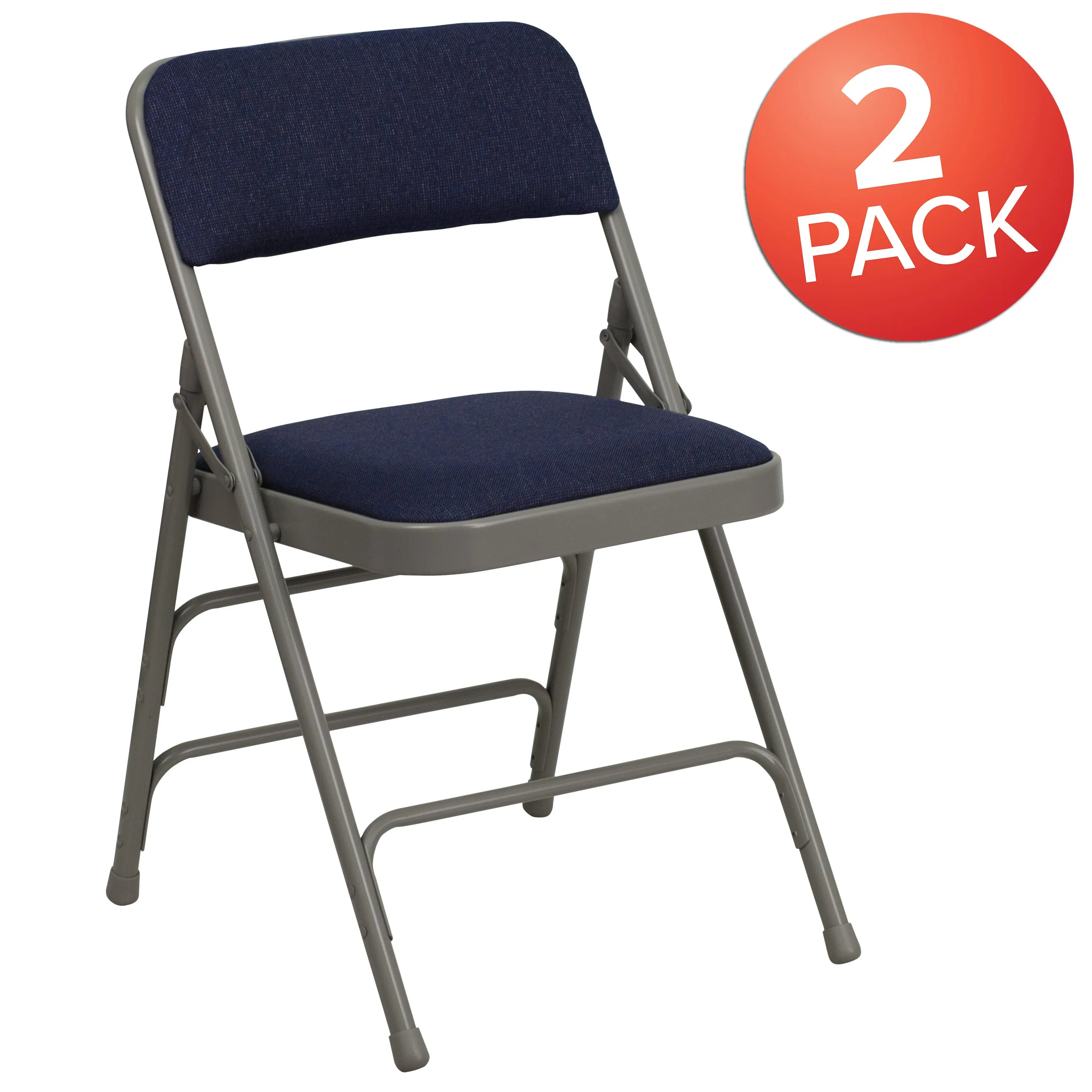 Navy Fabric Folding Chair 2-HA-MC309AF-NVY-GG