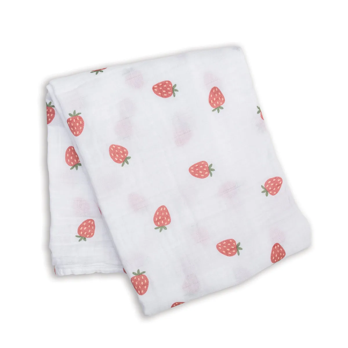 Swaddle Blanket Multipurpose Muslin - Strawberries