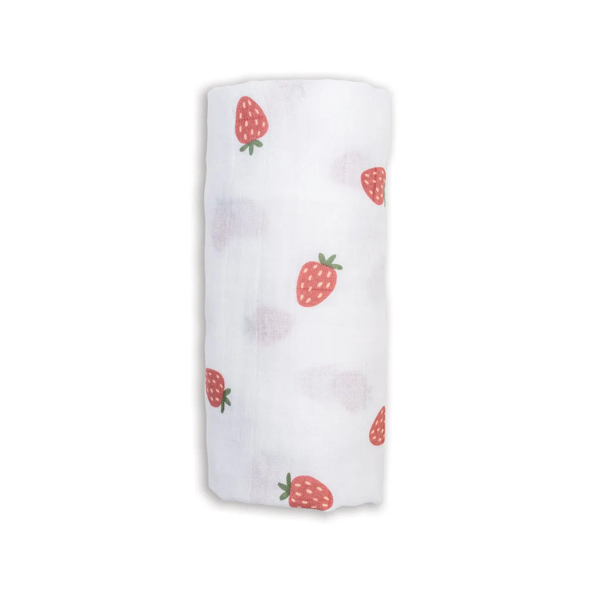 Swaddle Blanket Multipurpose Muslin - Strawberries