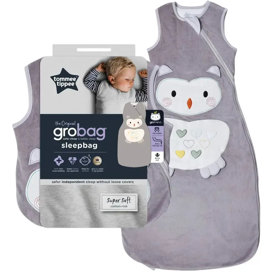 Tommee Tippee The Original Grobag, Baby Sleep Bag, 18-36m, Ollie the Owl