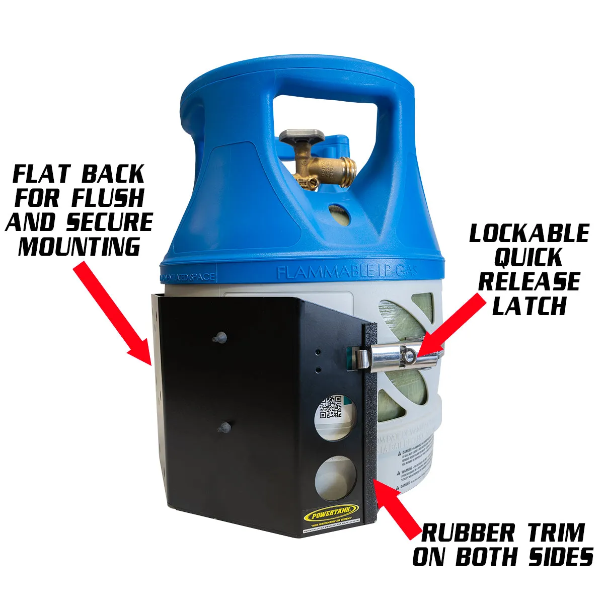 Tor LOCKER Bracket for 11 lb Squatty Propane Tank & 11 lb Viking Composite Tank