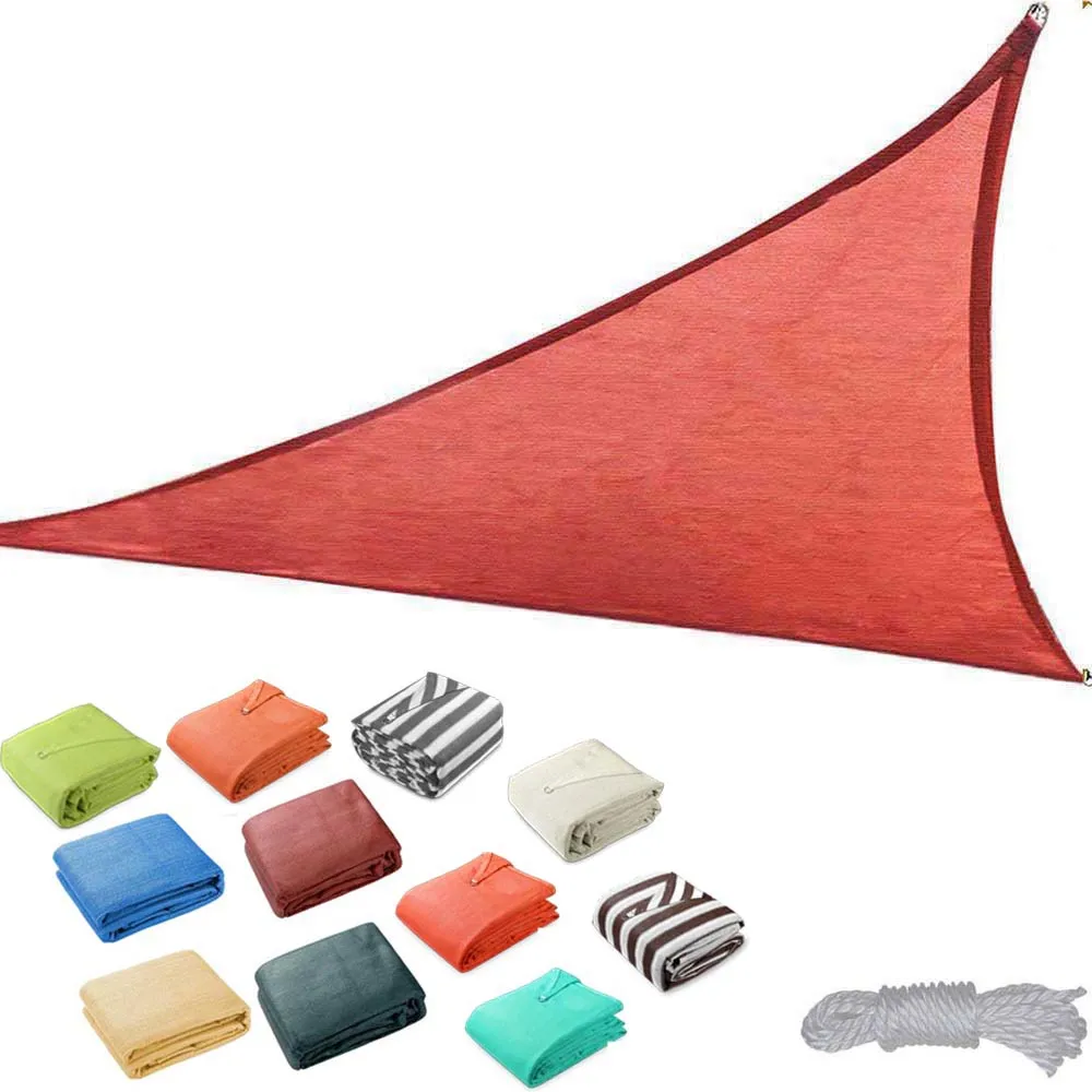 Triangle Sun Shade Patio Shade Sail Deck Shade 16x16x16