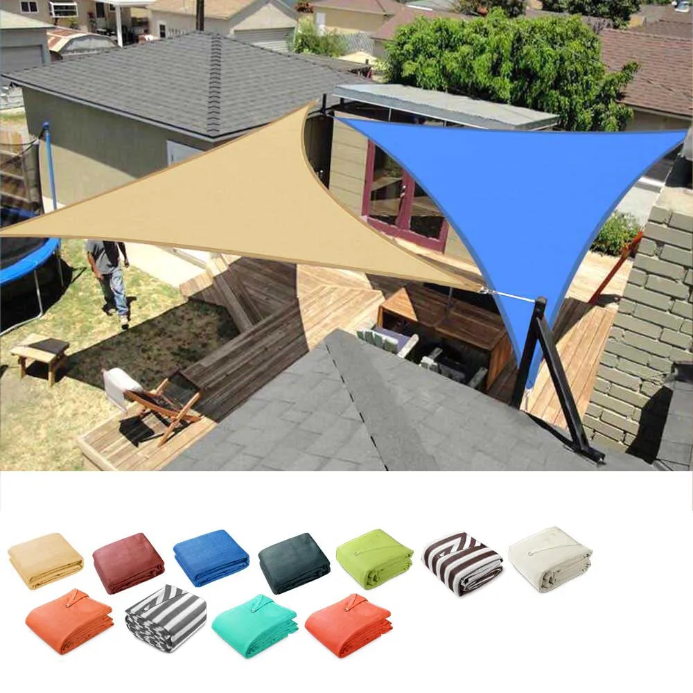 Triangle Sun Shade Patio Shade Sail Deck Shade 16x16x16