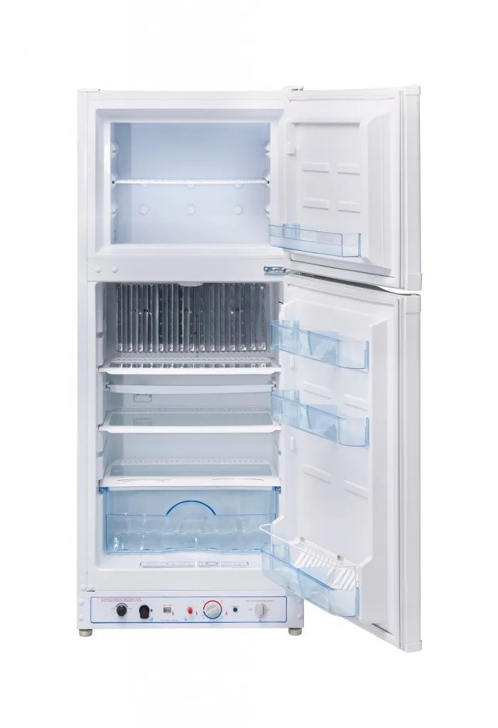 UNIQUE 6 CU/FT Propane Fridge with Freezer - White