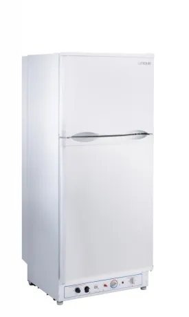 UNIQUE 6 CU/FT Propane Fridge with Freezer - White