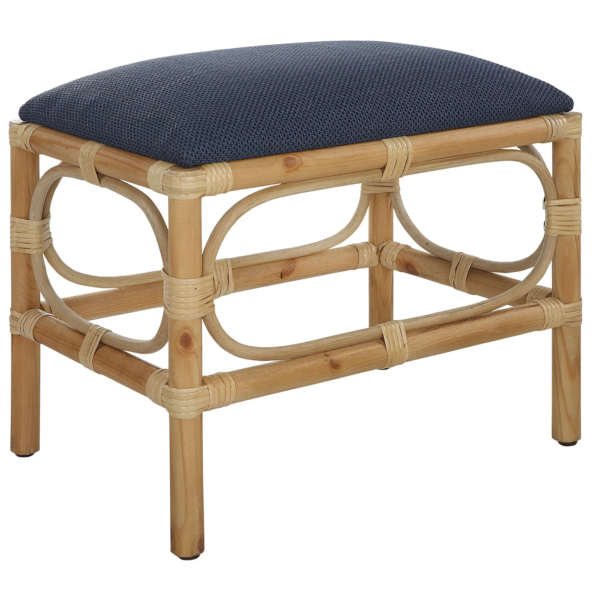 Uttermost Laguna Small Navy Bench